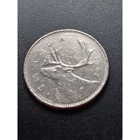 Канада 25 центов 1982 г.