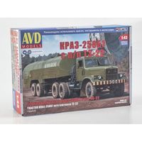 Седельный тягач КРАЗ-258Б1 с полуприцепом ТЗ-22