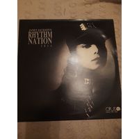 JANET JACKSON   "RHYTHM NATION 1814" 1989 LP  CZECHOSLOVAKIA OPUS/A&M RECORDS 912325  ORIG - NM/EX