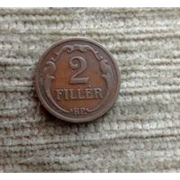 Werty71 Венгрия 2 филлера 1935