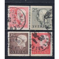 Швеция 1959-69 Густав VI Адольф Стандарт Набор 3