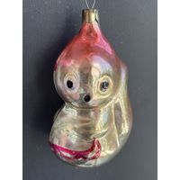 Елочная игрушка бельчонок СССР