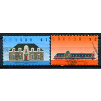 Канада - 1989г. - архитектура - 2 марки - полная серия, гашёные [Mi 1132-1133]. #3-WB-96-B-1
