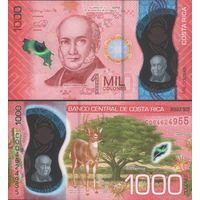 Коста-Рика 1000 колон 2019 UNC (полимер)