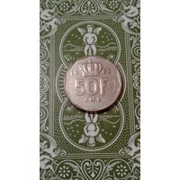 Люксембург 50 франков 1988