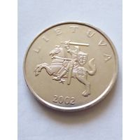 Литва 1 лит 2002 г.