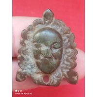 Старинная накладка,в родной патине