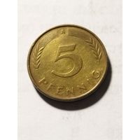 Германия 5 пфенинг 1990 А