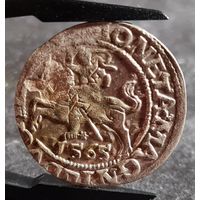 С РУБЛЯ! много лотов, Полугрош, 1/2 гроша 1565 года, Сигизмунд II, м.д. Вильно, Литва, ХОРОШИЙ!