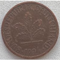 Германия 1 пфенниг 1994 г.