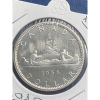 Канада 1 доллар 1966 г