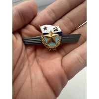 Значок."Классность сверхсрочника ВМФ СССР" . тяжелый