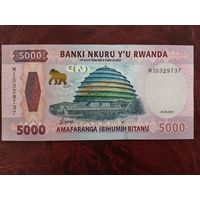 5000 франков Руанда 2024 г.