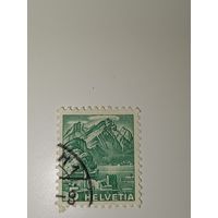 Марка Швейцария 1936 год "Пейзажи" или "Достопримечательности",