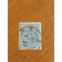 1881 Россия Великое княжество Финляндское Лин 12 1/2 герб (5-8)