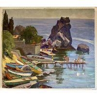 Журавков Ф.Н.;70/80см;х/м;У Черного моря