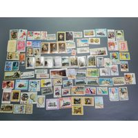 СБОРНЫЙ ЛОТ ЧИСТЫХ и ГАШЕНЫХ МАРОК ! 90-шт