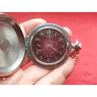 Карманные часы Молния, механика, СССР, полностью рабочие,Отличные,с шатленом