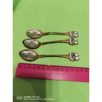 Ложечки коллекционные Эмаль Ленинград цена за все самая привлекательная цена трёхдневный аукцион