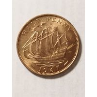 Великобритания 1/2 пенни 1967