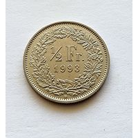 Швейцария 1/2 франка, 1993
