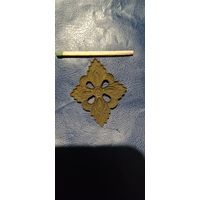 Старая медная накладка