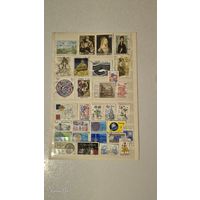 Марки Франции гашенные, сборная тематика