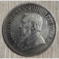 Монета 2 1/2 шиллинга 1894 год.