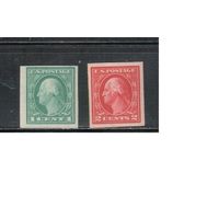 США-1916, (Скотт.481-482), **  , Стандарт, Президенты,Вашингтон,