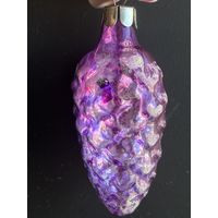 Ёлочная игрушка шишка СССР