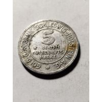 Германия Шлезвиг-Гольдштейн 5 пфенинг 1923 нотгельд