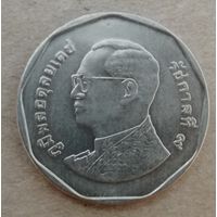 Таиланд 5 бат, 2554 (2011), Y# 446, ю