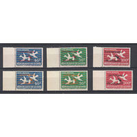 Космос. Гвинея. 1962. 6 марок с надпечатками. Michel N 145-148 (19,0 е)