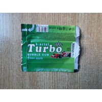 Вкладыш Turbo Rally 28 наклейки фантики авто auto турбо