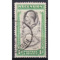 146.BrK. Великобритания. Колонии. Асенсьон. Георг V. Местные мотивы. 1934 г. 1d. Mi.#23.