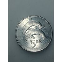 Исландия 5 крон  2008  года .