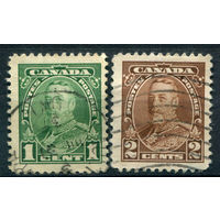 Британские колонии - Канада - 1935г. - король Георг V - 2 марки - гашёные. #3-WB-92-A-1