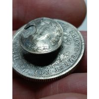 Монета-пуговица,2 злотых 1831г.,Польское восстание