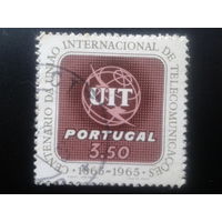 Португалия, 1965. 100 лет Международному союзу электросвязи