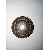 Испания, 2 1/2сентимо, 1868 год