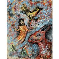 Панно акрил картон