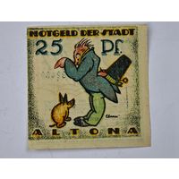 1921 год 25  пфеннигов  Германия нотгельд