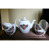 Чайный сервиз "Восточный" на 6 персон, Рижский ФФЗ.