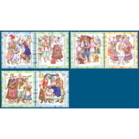 Украина 2005. Национальные костюмы. Праздники  6 марок (401)