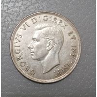 1 доллар 1939 г. Визит короля в Канаду