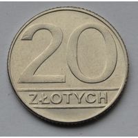 Польша, 20 злотых 1990 г.