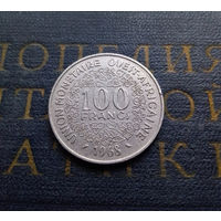 100 франков 1968 Западная Африка #01