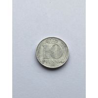 10 пфеннигов, 1967 г., ГДР