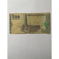 Йемен. 500 риалов образца 2001 года