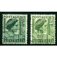 Австралия - 1950 [Mi. 204-205] Гашеная (AU02)